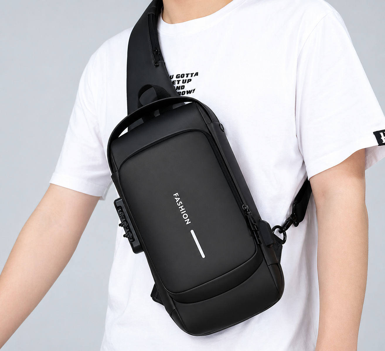 Sac bandoulière Fashion Black
