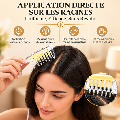 Peigne Applicateur d'Huile – Ton huile direct aux racines