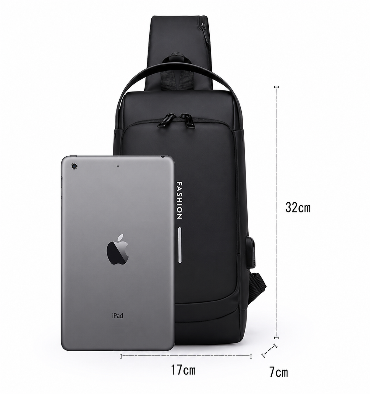 Sac bandoulière Fashion Black
