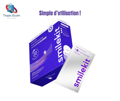 Bandes blanchissantes de dents ultra rapide