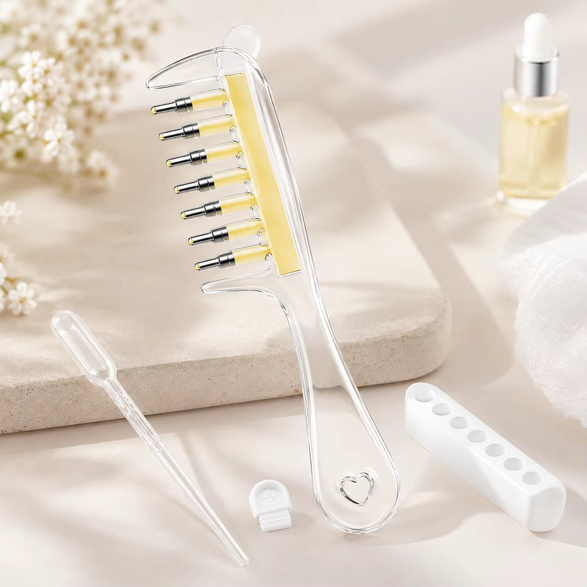 Peigne Applicateur d'Huile – Ton huile direct aux racines