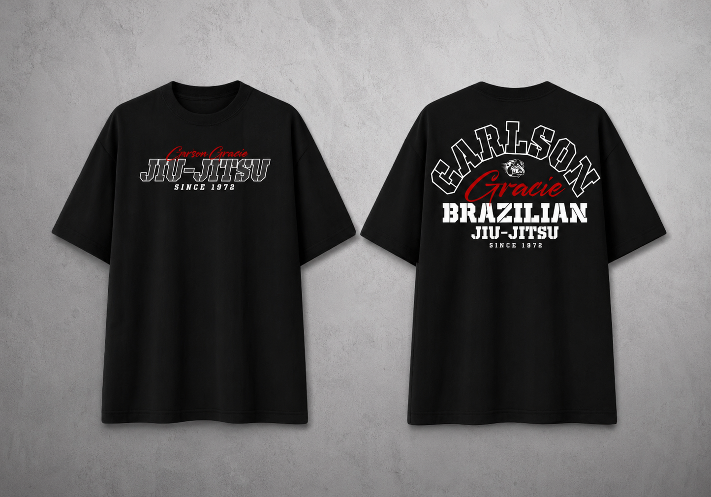 T-shirt Carlson Gracie Noir Signature