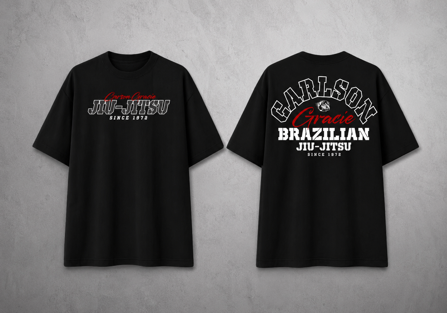 T-shirt Carlson Gracie Noir Signature