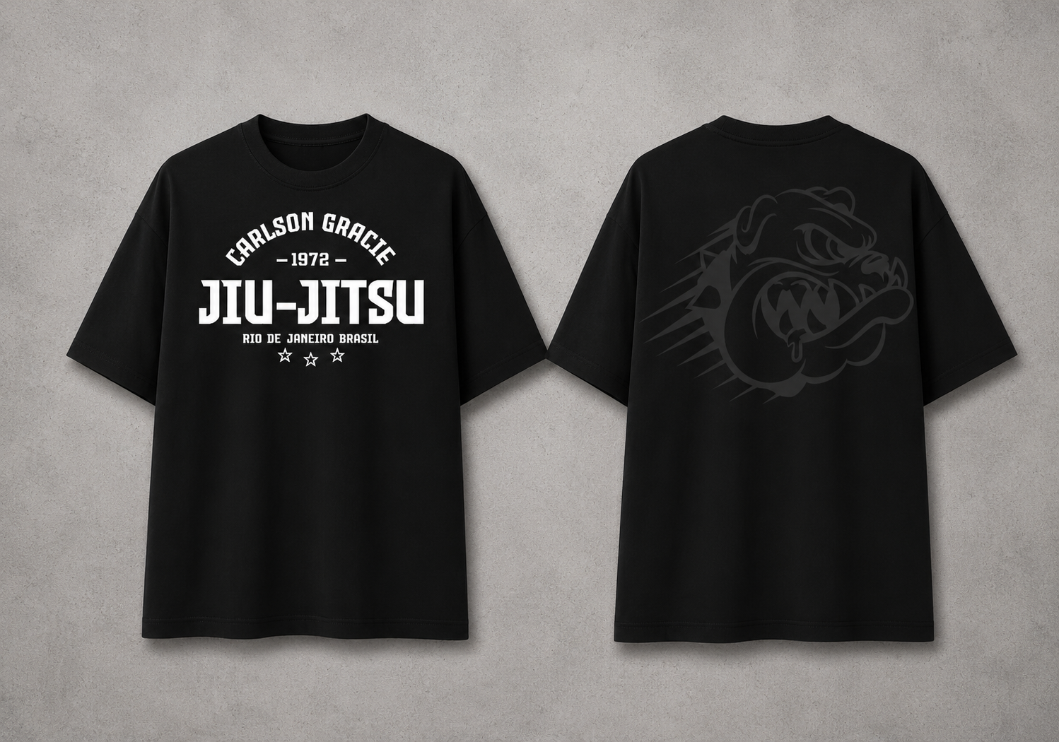 T-shirt Carlson Gracie Noir Legacy