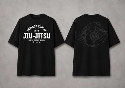 T-shirt Carlson Gracie Noir Legacy