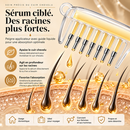 Peigne Applicateur d'Huile – Ton huile direct aux racines