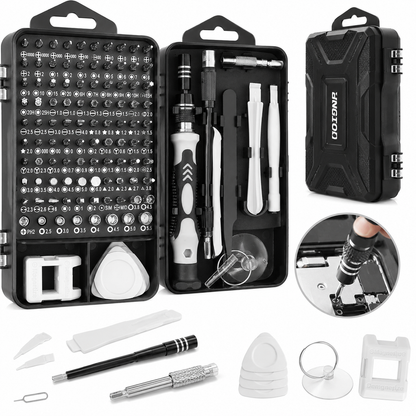 Kit de tournevis de précision - embouts détaillés Phillips, plat, Torx, Hex