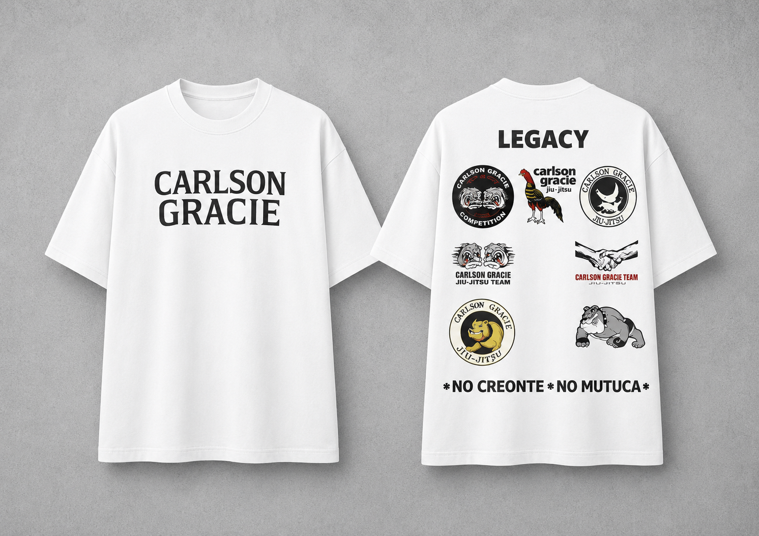 T-shirt Carlson Gracie Blanc