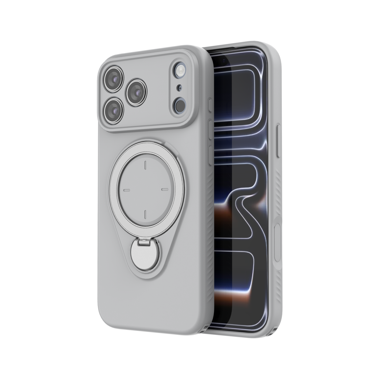 Coque antichoc pour iPhone 17 Pro Max (couleur gris)