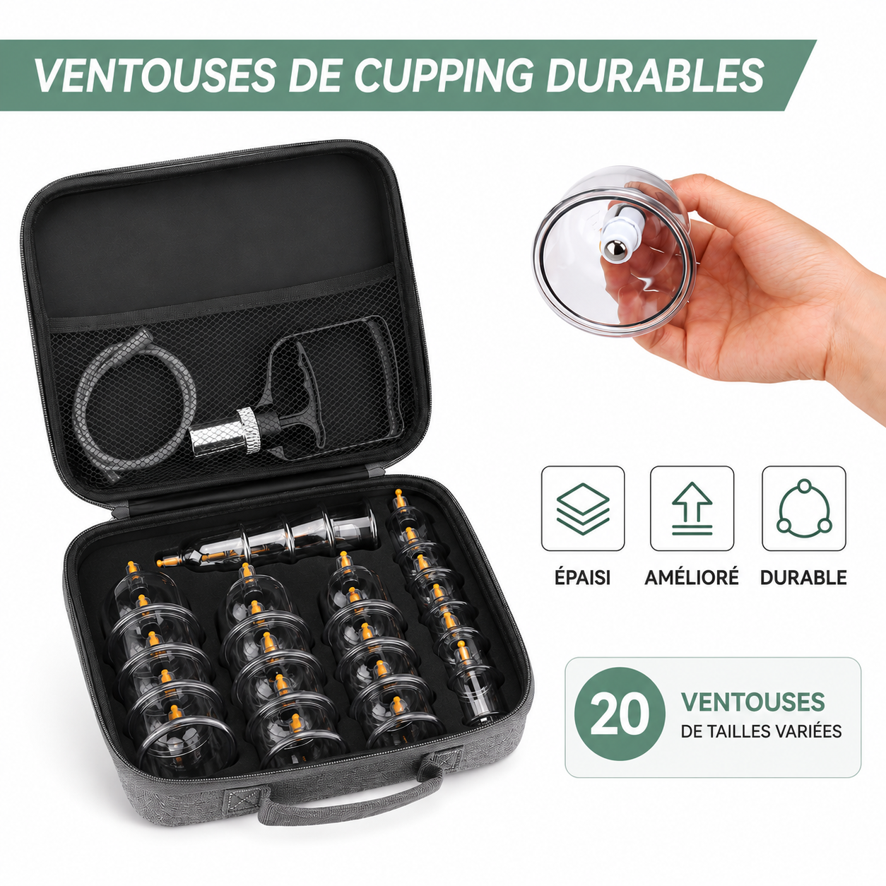 Pack de ventouse de soulagement (arrivage mi-juin)